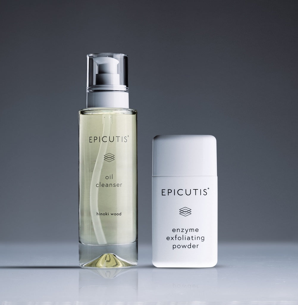 Epicutis Cleansing Essentials Set with Oil Cleanser and Enzyme Exfoliating Powder