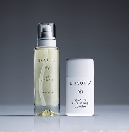 Epicutis Cleansing Essentials Set with Oil Cleanser and Enzyme Exfoliating Powder